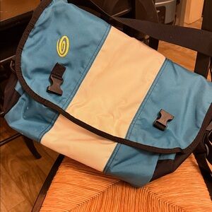 Timbuk2 Teal and Cream Messenger Bag